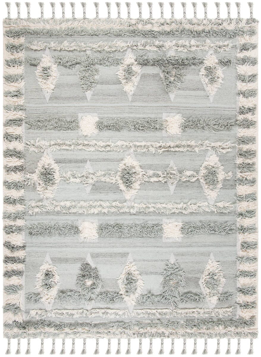 Safavieh Kenya Kny601B Grey / Ivory Moroccan Area Rug