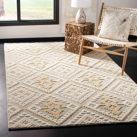 Safavieh Kenya Kny602A Ivory / Gold Rugs.