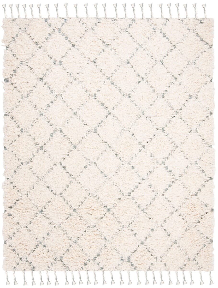 Safavieh Kenya Kny604M Blue / Ivory Moroccan Area Rug