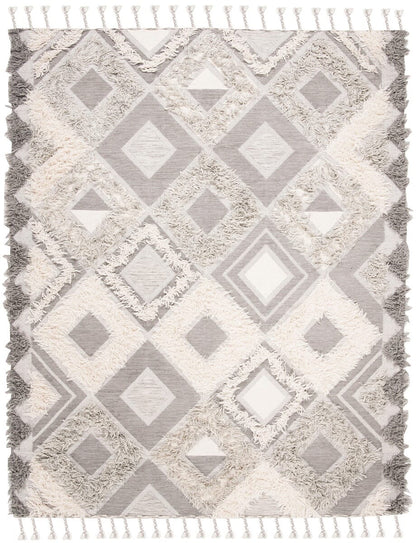 Safavieh Kenya Kny607F Grey / Ivory Moroccan Area Rug