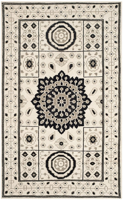 Safavieh Kenya Kny625A Ivory / Grey Area Rug