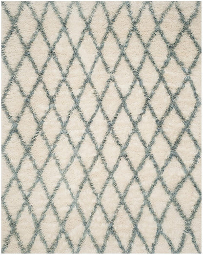 Safavieh Kenya Kny712A Ivory / Blue Geometric Area Rug