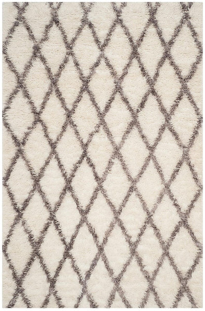 Safavieh Kenya Kny712C Ivory / Grey Geometric Area Rug