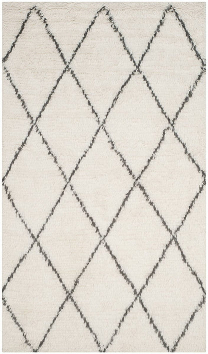 Safavieh Kenya Kny733A Ivory / Grey Geometric Area Rug