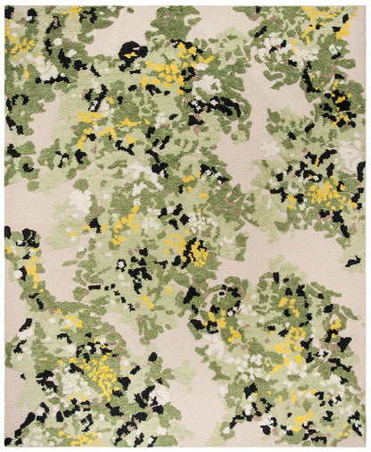 Safavieh Kenya Kny804Y Green / Beige Floral / Country Area Rug