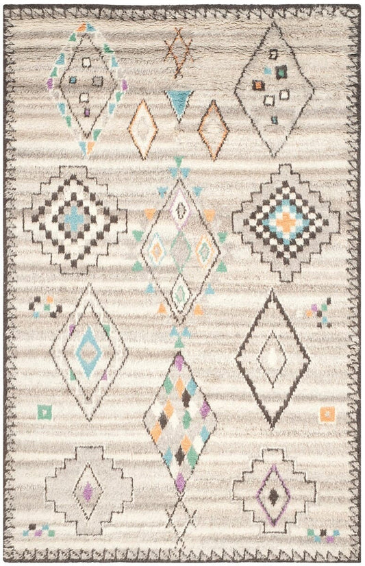 Safavieh Kenya Kny826A Natural / Multi Southwestern Area Rug