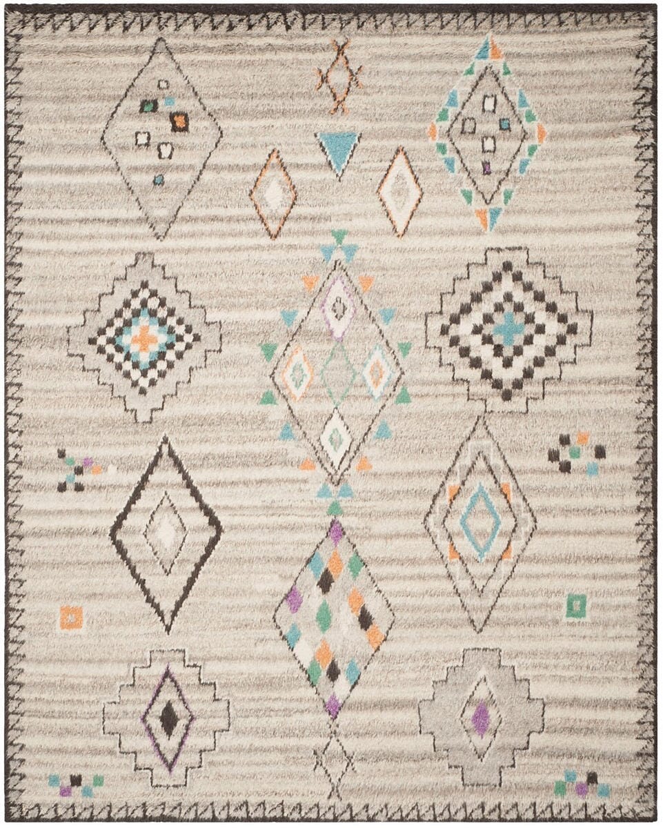 Safavieh Kenya Kny826A Natural / Multi Southwestern Area Rug