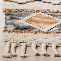 Safavieh Kenya Kny904A Ivory / Black-Orange Southwestern Area Rug