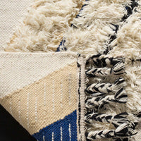 Safavieh Kenya Kny905A Ivory / Black Blue Moroccan Area Rug