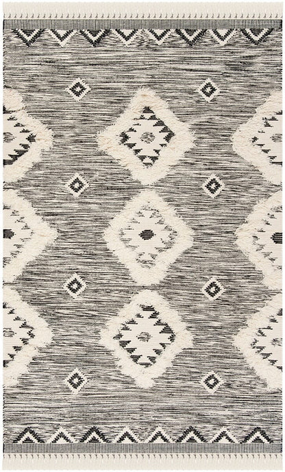 Safavieh Kenya Kny906H Black / Ivory Moroccan Area Rug