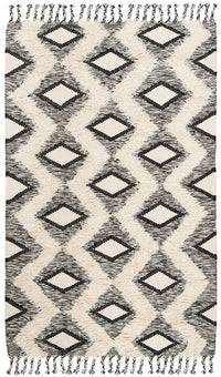 Safavieh Kenya Kny908H Black / Ivory Moroccan Area Rug