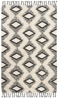 Safavieh Kenya Kny908H Black / Ivory Moroccan Area Rug