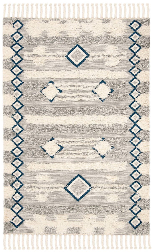 Safavieh Kenya Kny909F Grey / Ivory Moroccan Area Rug