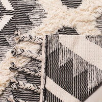 Safavieh Kenya Kny910H Black / Ivory Moroccan Area Rug