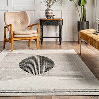 Nuloom Dara Geometric Nda1736A Gray Area Rug