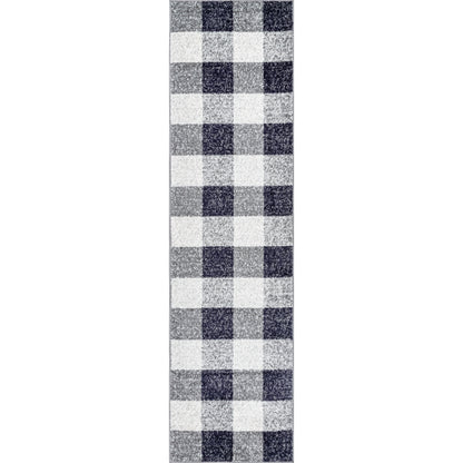 Nuloom Aisha Buffalo Plaid Nai1516B Navy Area Rug