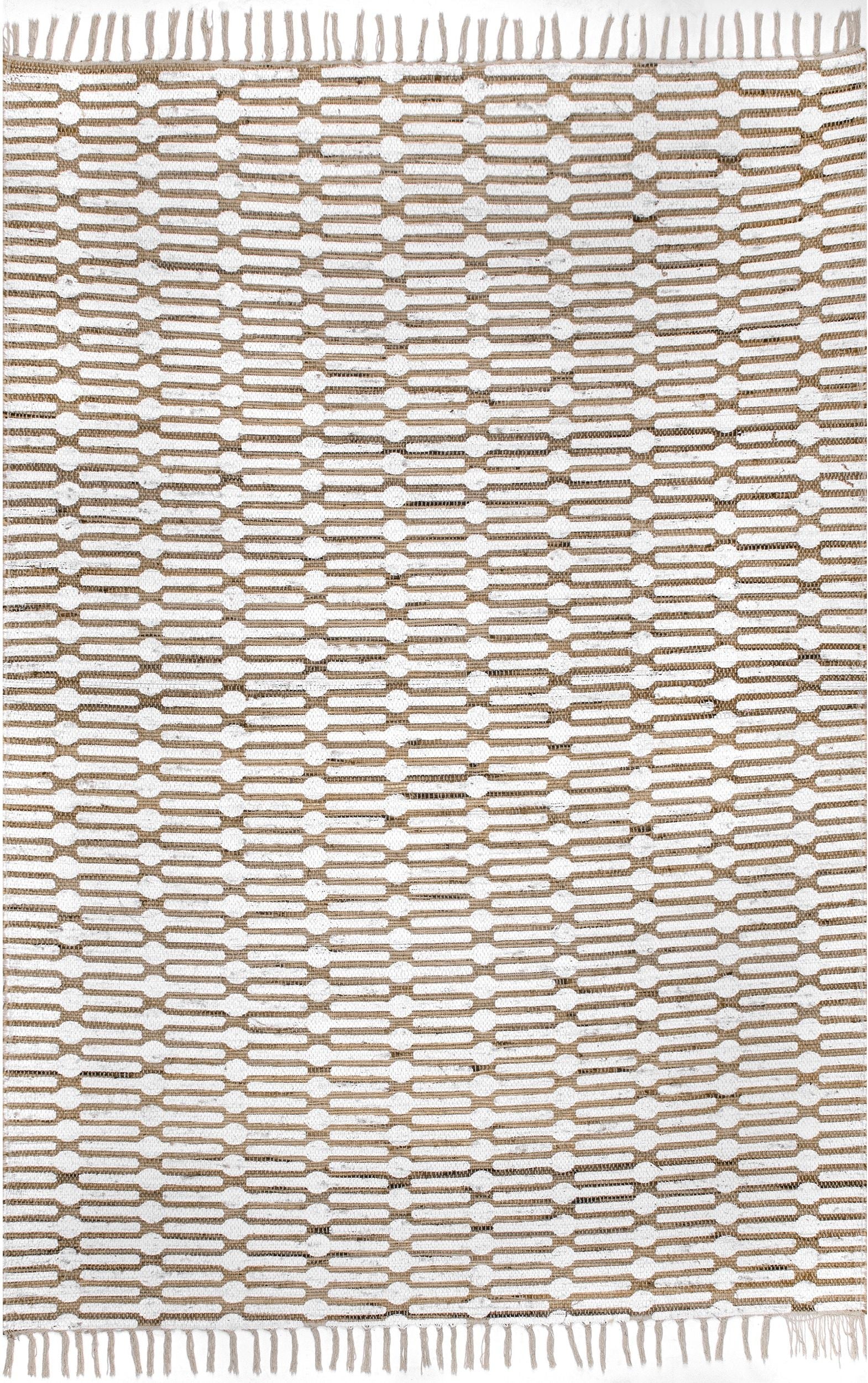 Nuloom Lavena Printed Winged Trellis Nla3068A Beige Area Rug