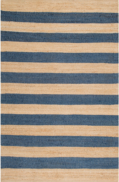 Nuloom Alisia Stripes Nal3503A Denim Area Rug