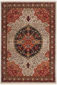 Safavieh Kashan Ksn302D Ivory / Red Area Rug