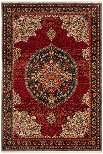 Safavieh Kashan Ksn302F Red / Blue Area Rug