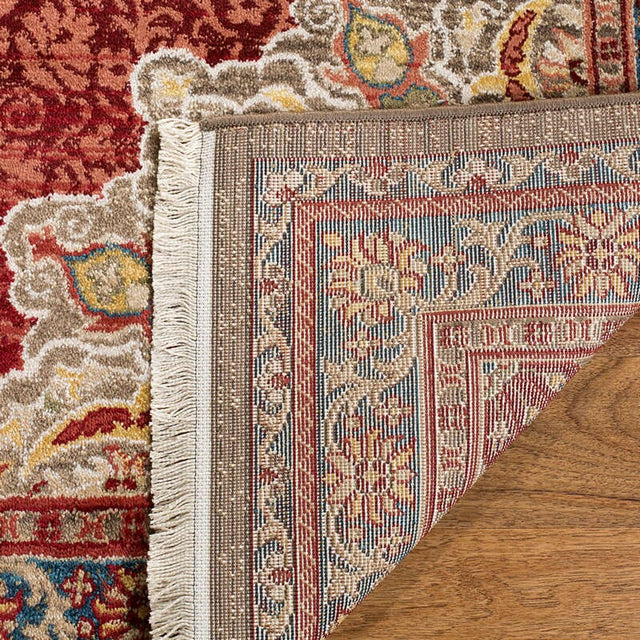 Safavieh Kashan Ksn302F Red / Blue Rugs.