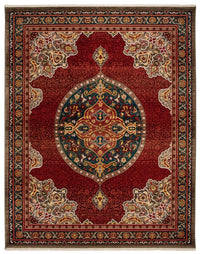 Safavieh Kashan Ksn302F Red / Blue Area Rug