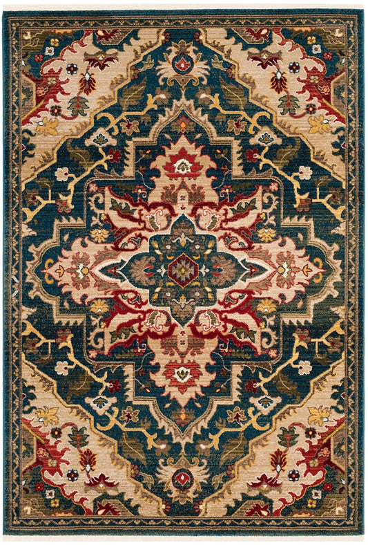 Safavieh Kashan Ksn304B Blue / Beige Area Rug