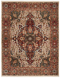 Safavieh Kashan Ksn305B Ivory / Blue Area Rug