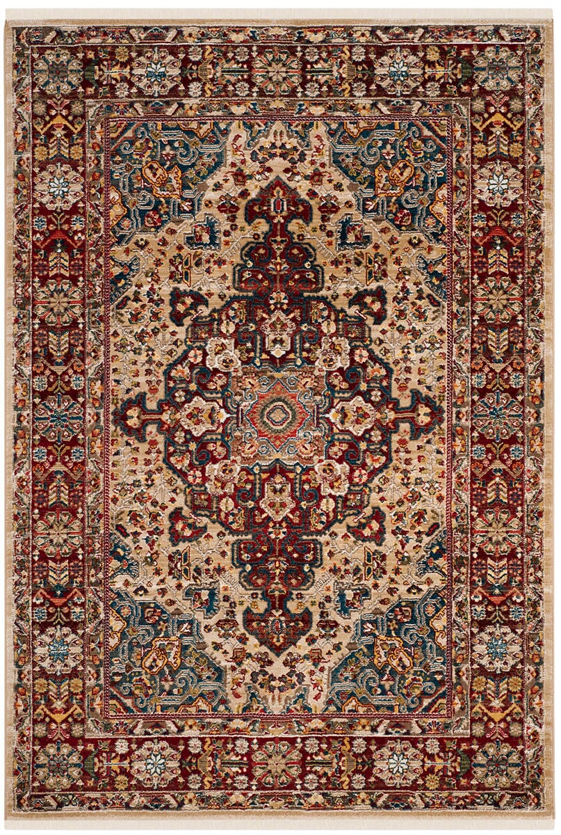 Safavieh Kashan Ksn305K Ivory / Red Area Rug