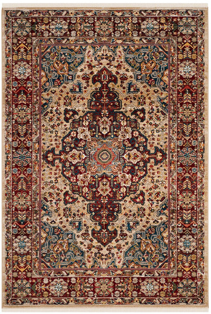 Safavieh Kashan Ksn305K Ivory / Red Area Rug