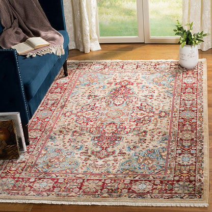 Safavieh Kashan Ksn305K Ivory / Red Area Rug