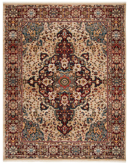 Safavieh Kashan Ksn305K Ivory / Red Area Rug