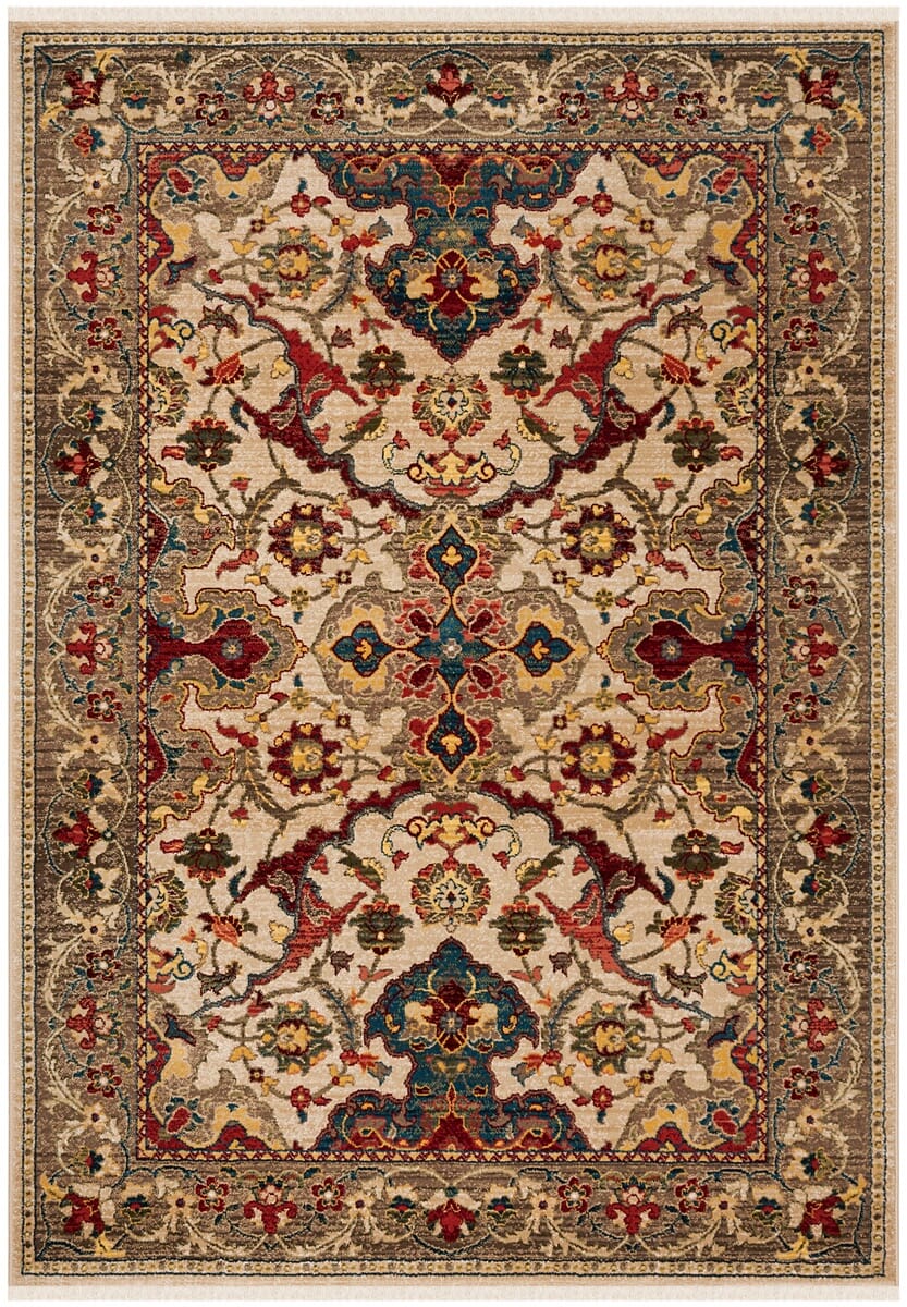 Safavieh Kashan Ksn307A Ivory / Taupe Area Rug