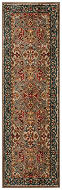 Safavieh Kashan Ksn307E Taupe / Blue Area Rug