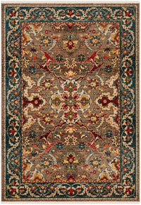 Safavieh Kashan Ksn307E Taupe / Blue Area Rug