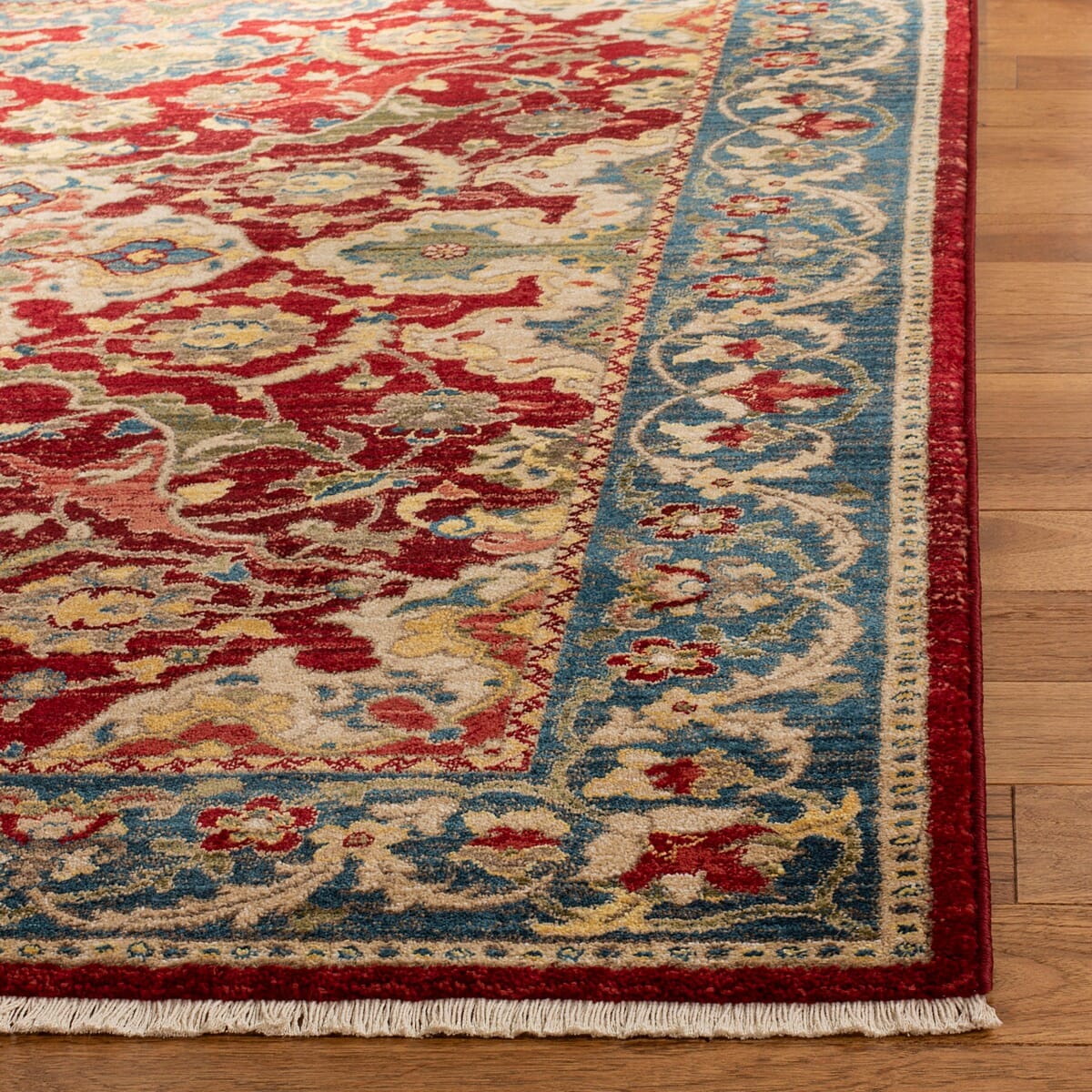 Safavieh Kashan Ksn307Q Red / Blue Area Rug