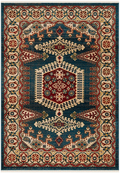 Safavieh Kashan Ksn308N Navy Blue / Ivory Area Rug