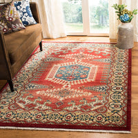 Safavieh Kashan Ksn308Q Red / Ivory Area Rug