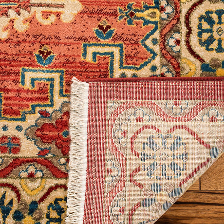 Safavieh Kashan Ksn308Q Red / Ivory Rugs.