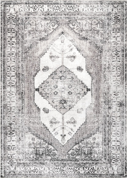 AreaRugs.com Wavaj Nwa1165A Light Gray Area Rug