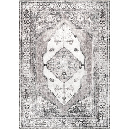 AreaRugs.com Wavaj Nwa1165A Light Gray Area Rug