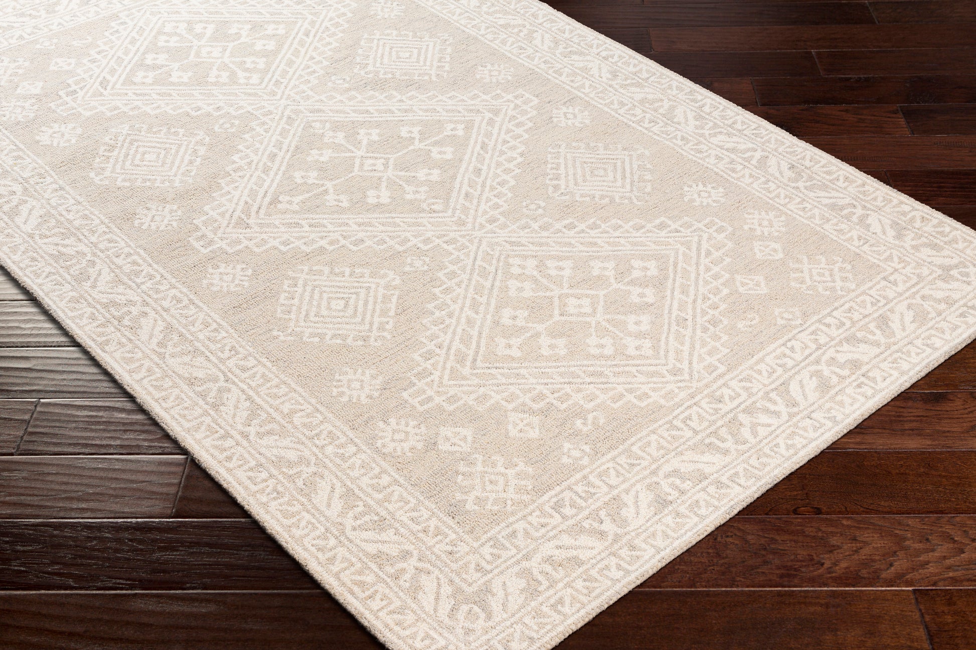 Surya Kayseri Ksr-2305 Taupe, Beige, Cream Area Rug