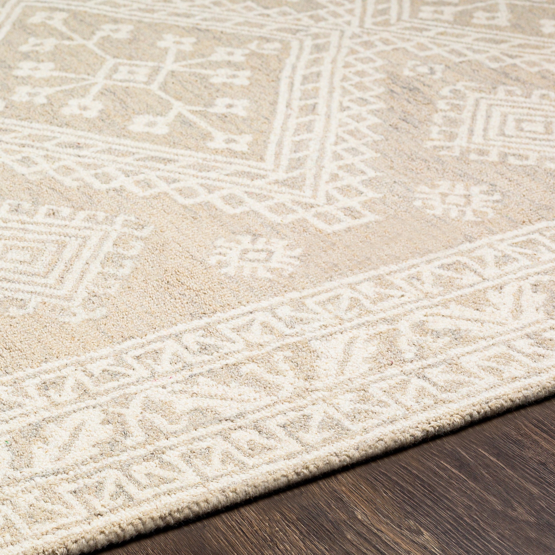 Surya Kayseri Ksr-2305 Taupe, Beige, Cream Area Rug