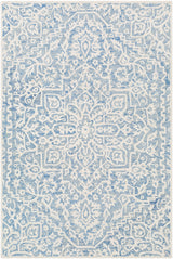 Surya Kayseri Ksr-2307 Denim, Ice Blue, Cream Rugs.