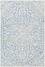 Surya Kayseri Ksr-2307 Denim, Ice Blue, Cream Rugs.
