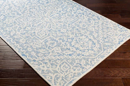 Surya Kayseri Ksr-2307 Denim, Ice Blue, Cream Area Rug