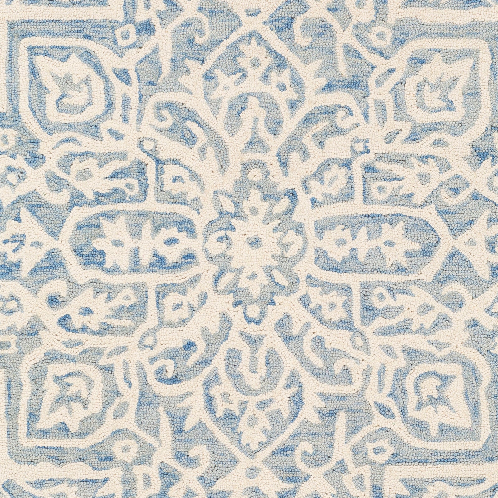 Surya Kayseri Ksr-2307 Denim, Ice Blue, Cream Area Rug