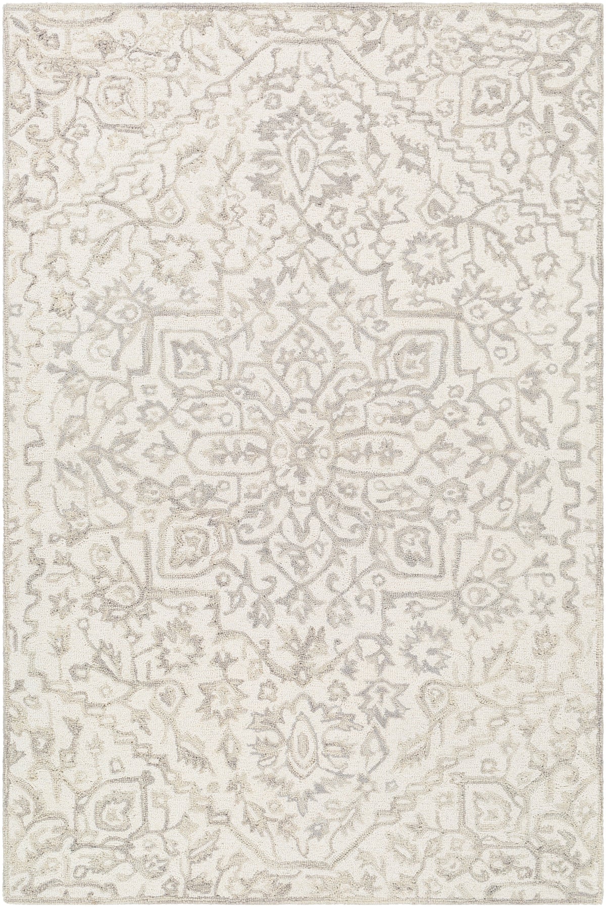 Surya Kayseri Ksr-2309 Beige, Medium Gray, Khaki Rugs.