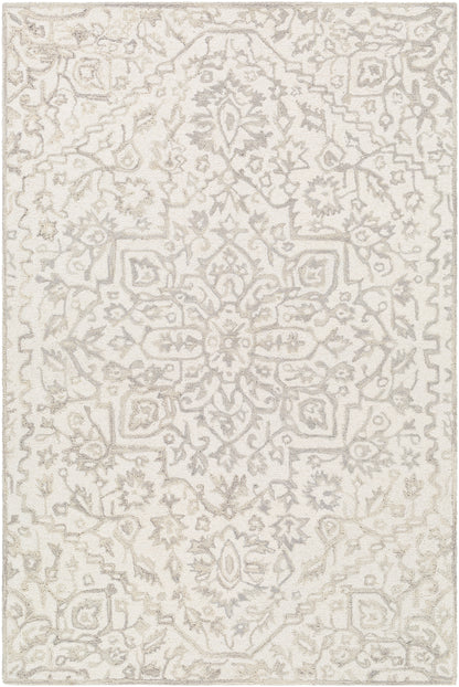 Surya Kayseri Ksr-2309 Beige, Medium Gray, Khaki Area Rug