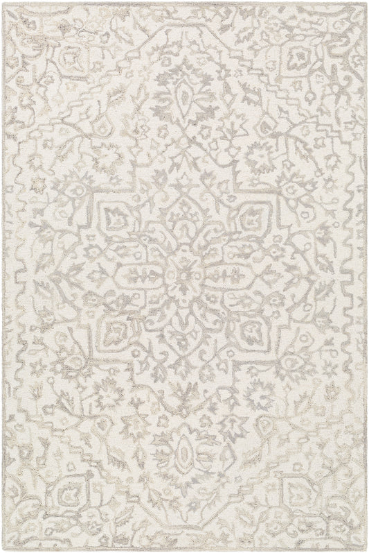 Surya Kayseri Ksr-2309 Beige, Medium Gray, Khaki Area Rug